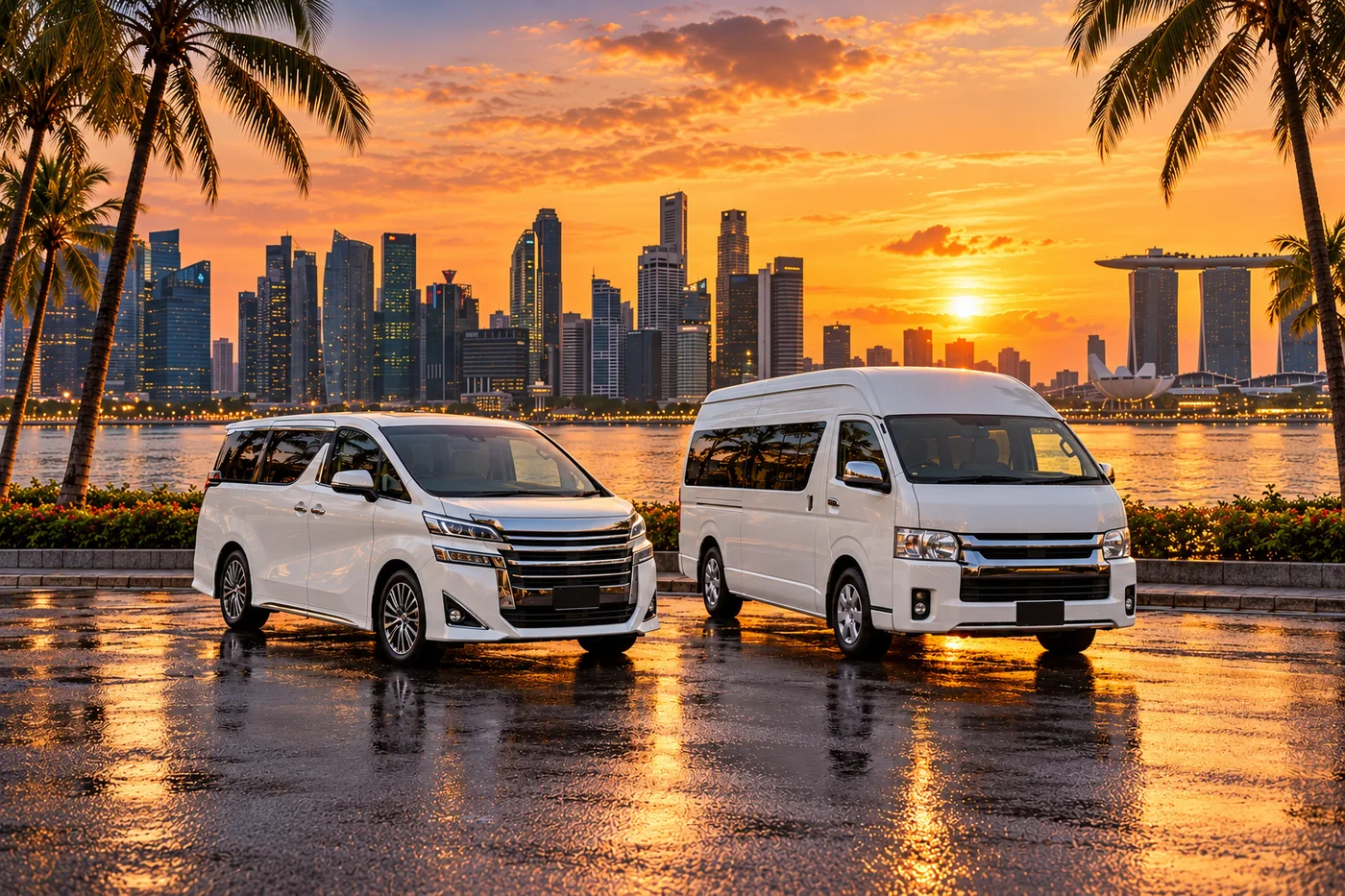 Toyota Vellfire and 13-seater combi